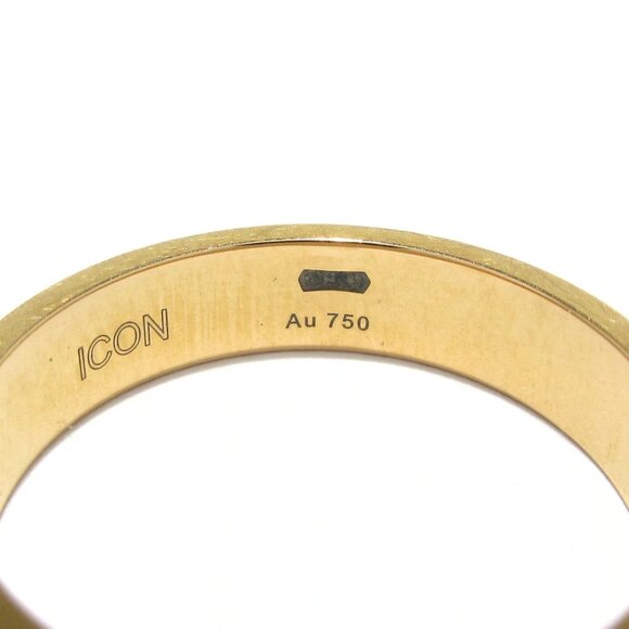 Auth GUCCI Icon - 18K Rose Gold Ring - Picture 3 of 6